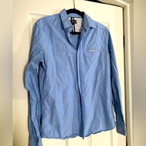 Kiabi men’s slim fit long sleeve button down